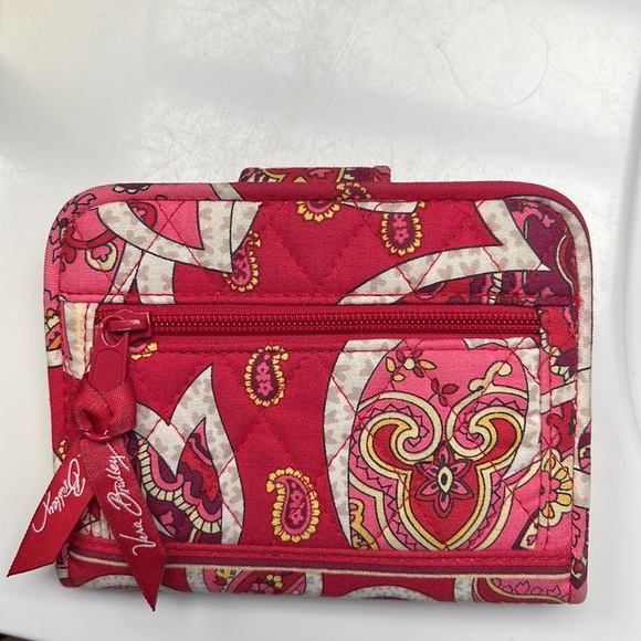 Vera Bradley Tote, wallet, and ID Wallet  in Rosy Posy Pattern - Picture 10 of 11
